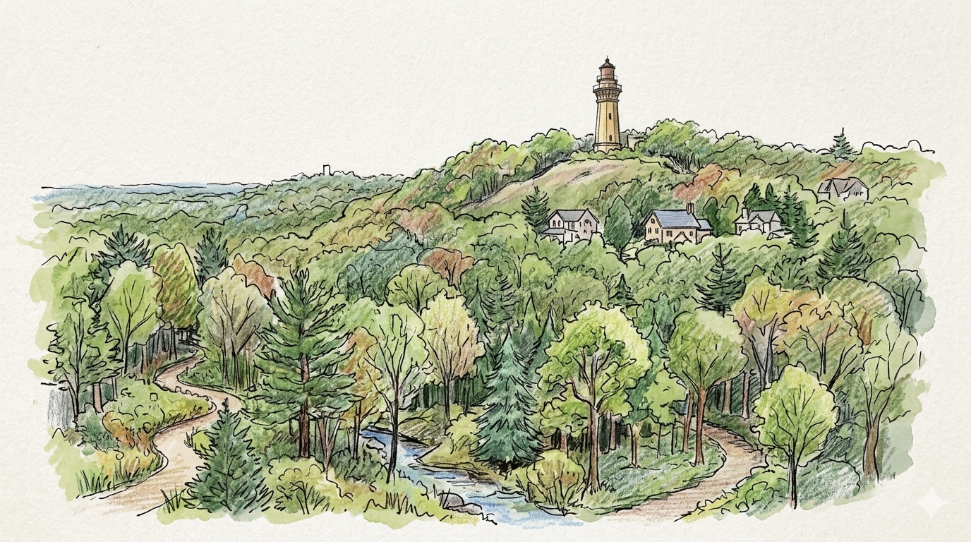 Illustration of Mid-Staten Island .