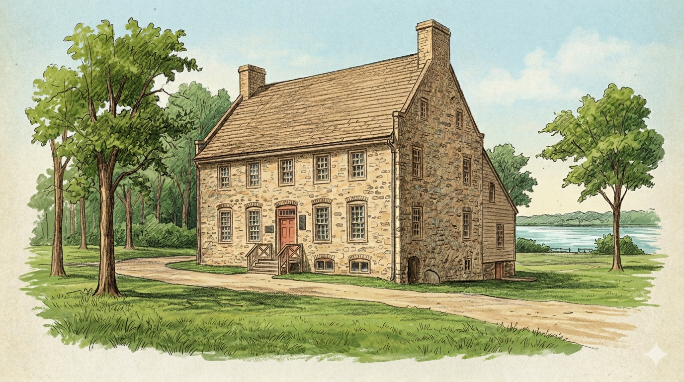 Illustration of Staten Island South shore.